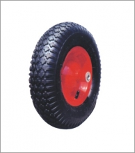 14"x3.50-8 Pneumatic wheels with metal centre