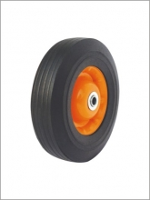 Solid Rubber wheels for trolley 10"x2.5"